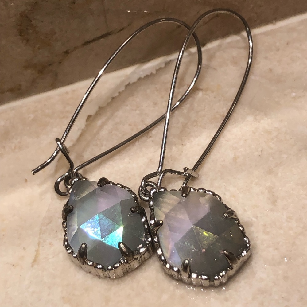 Kendra Scott Silver Drop Earrings